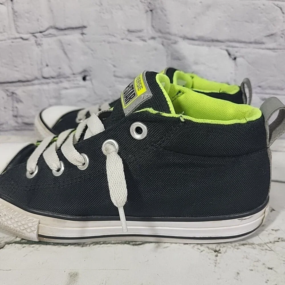 Converse All Star Shoes High-Top Sneakers Reflective Backs Unisex Youth Size 3‎